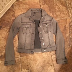 Kut from the Kloth gray denim jacket