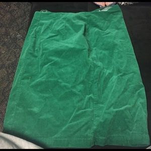 Green pencil skirt