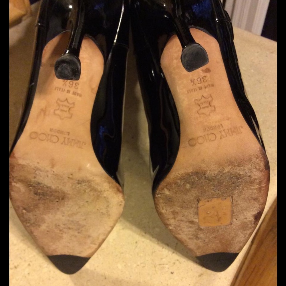 SOLD ON TRADESY! Jimmy Choo Patent Leather Boots - Picture 3 of 8