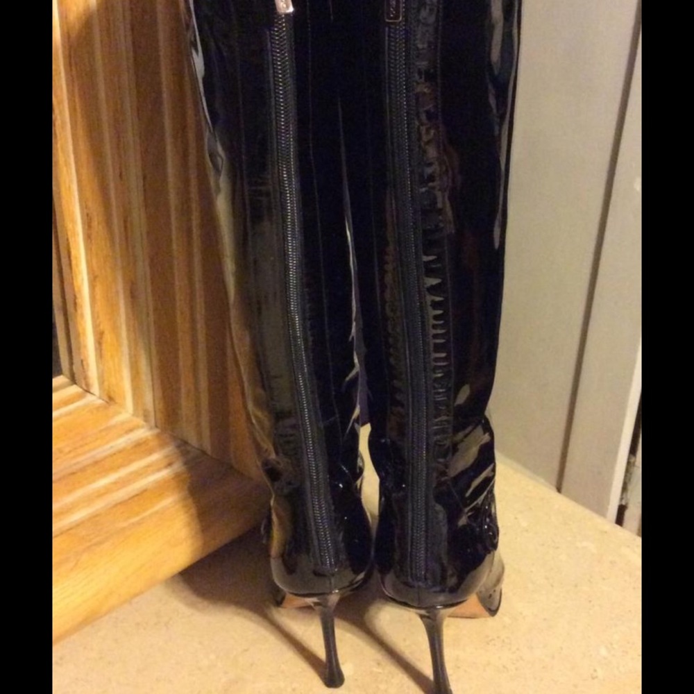 SOLD ON TRADESY! Jimmy Choo Patent Leather Boots - Picture 4 of 8