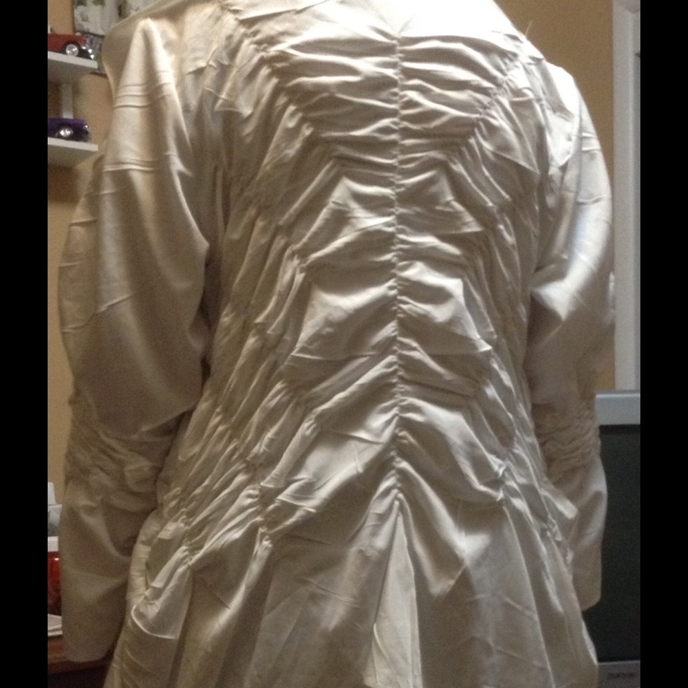 Unique light weight jacket. Goes with everything.