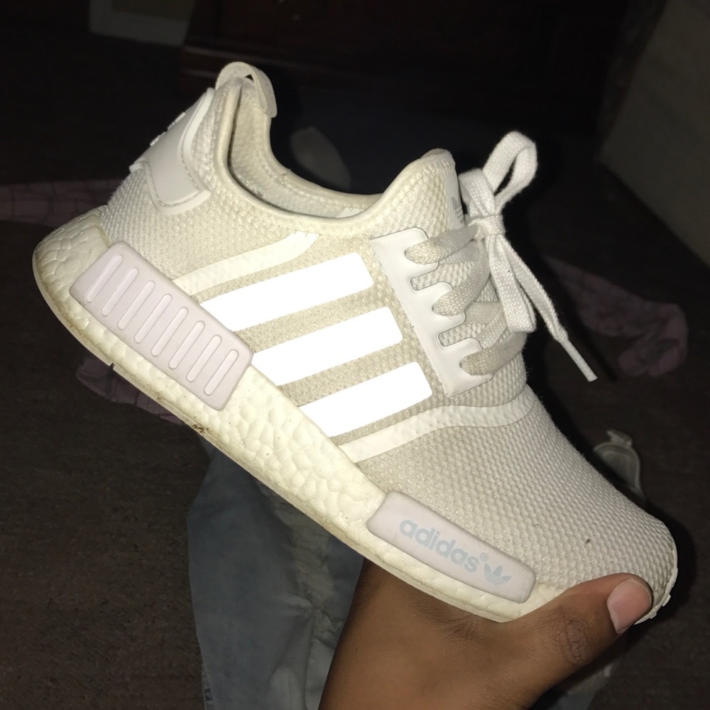 Size 9 nmds triple white