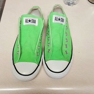 Neon Green Converse