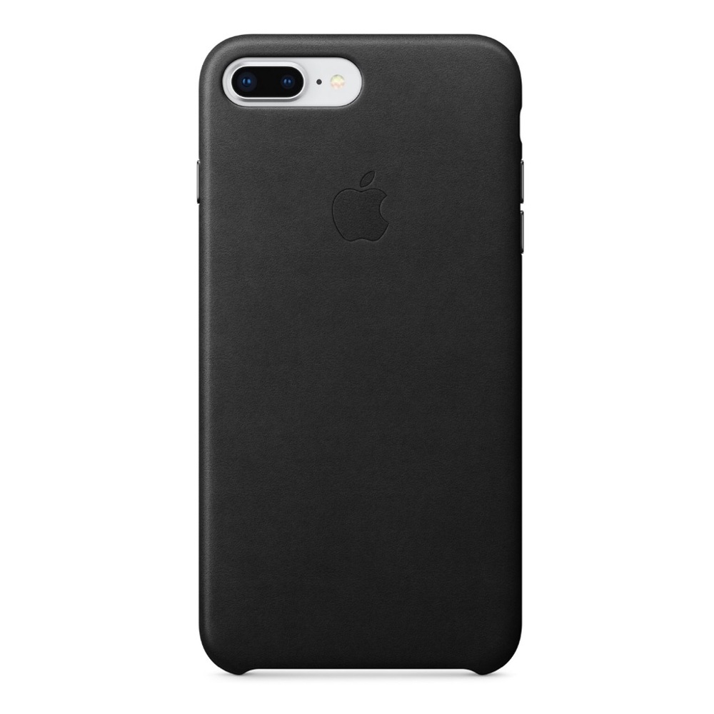 iPhone 8 Plus Black Leather Case