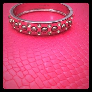 Givenchy pearl and stone bangle