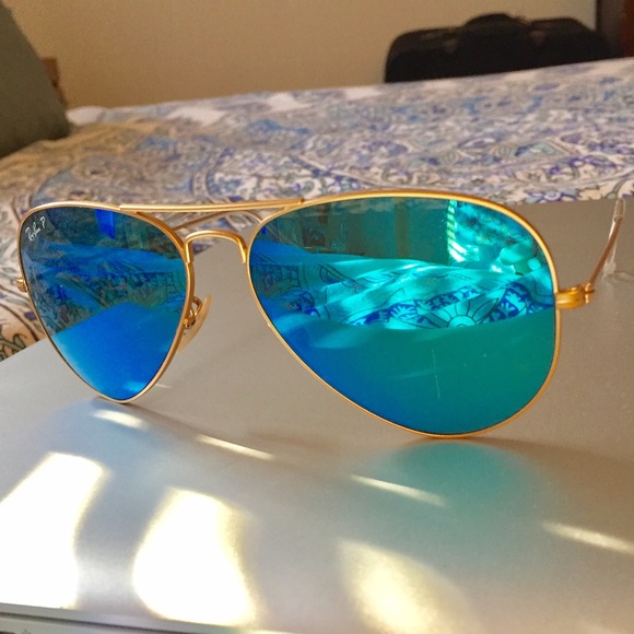 Ray-Ban Accessories - POLARIZED Ray-Ban Blue Reflective Sunglasses
