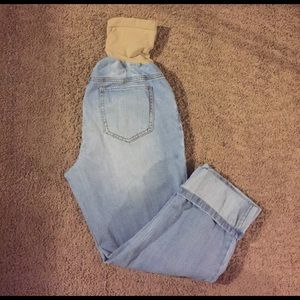 Maternity Crop Jeans