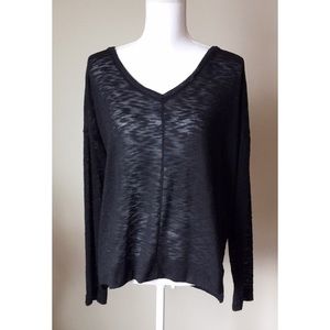 Slouchy V-neck Sweater