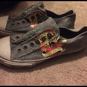 Ed Hardy converse style shoes