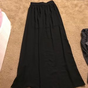 Maxi skirt black size M