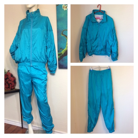 90's windbreaker sweat suits