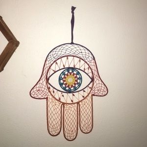 Henna hand decor piece