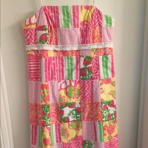 Lilly Pulitzer Bowen Dress in Buy Local Sewn Patch