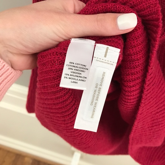 NWT LOFT Bell-sleeved Ribbed Sweater Size XL - Picture 5 of 8