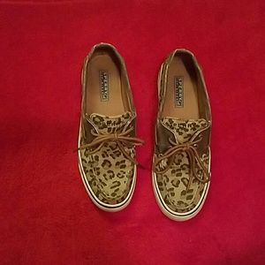 Cheetah Sperry Top Siders