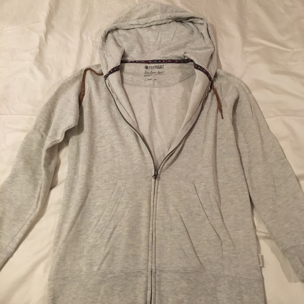 SALE Element Full Zip Hoodie Cream Heather Hoodie