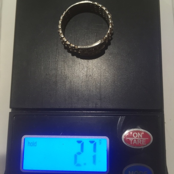 925 Silver Buckle Ring - Picture 5 of 7