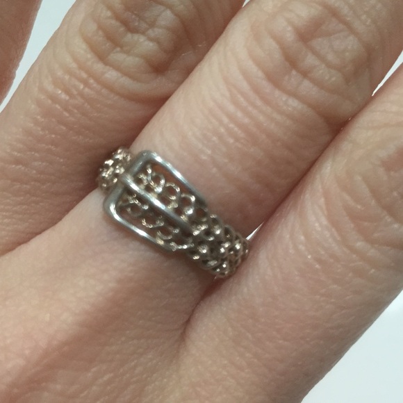 925 Silver Buckle Ring - Picture 7 of 7