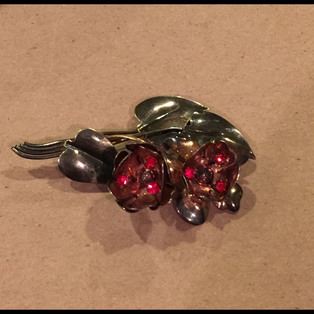 Vintage flower brooch