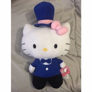 NWT Hello Kitty Circus Ringmaster 18" Tall Plush