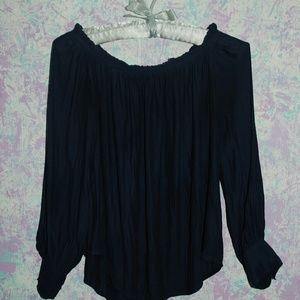Dark blue blouse