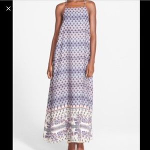 Leith floral maxi dress