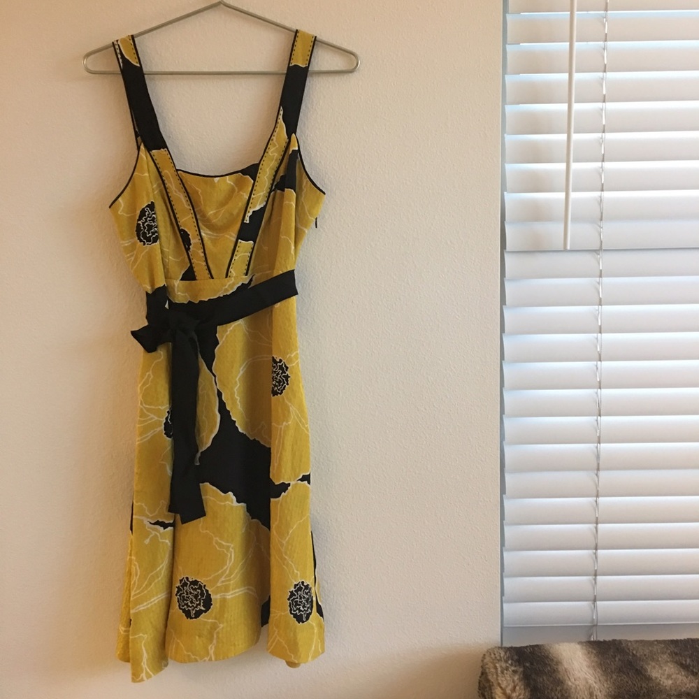 Anthropology flower dress