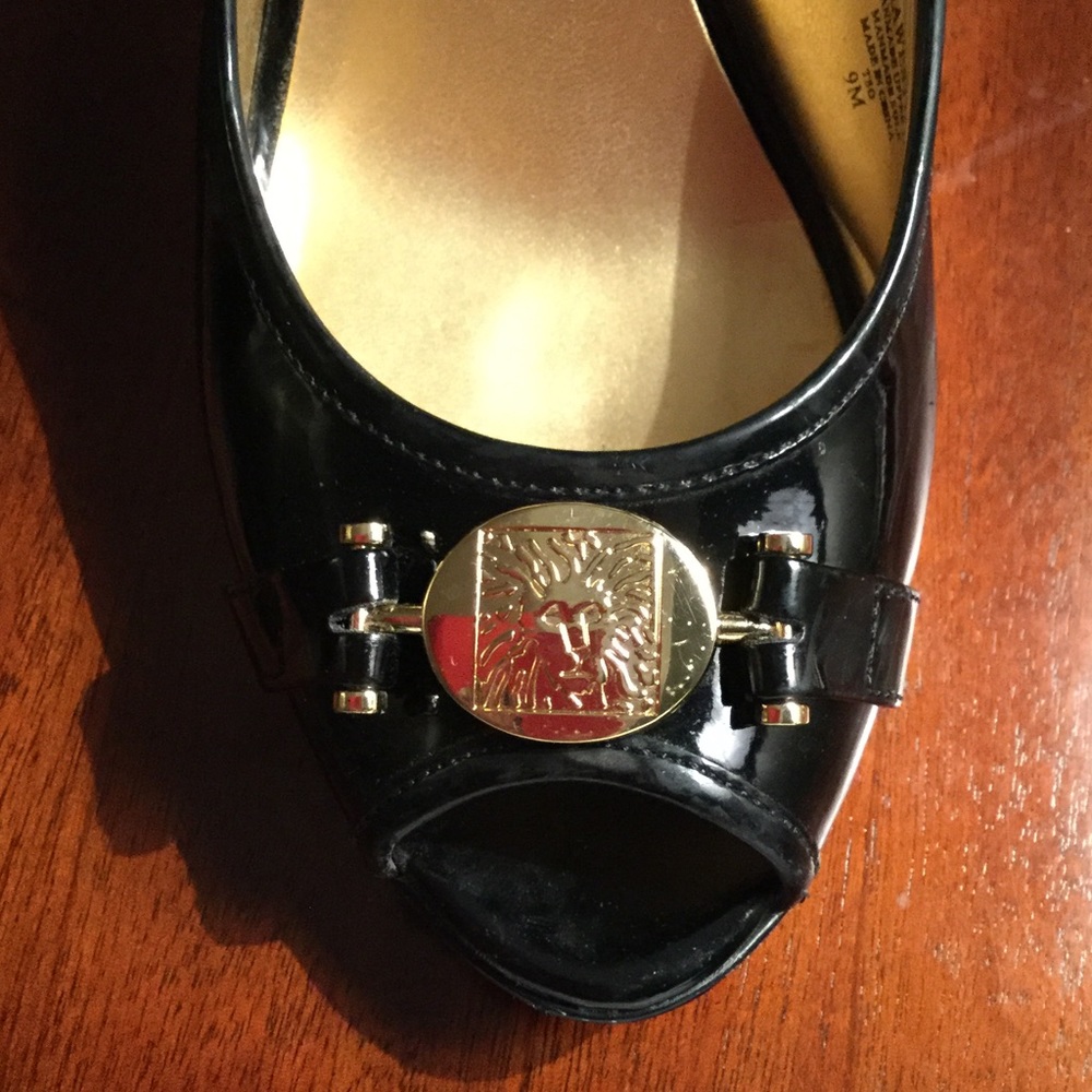 Ann Klein Patent Leather Slingback Heels