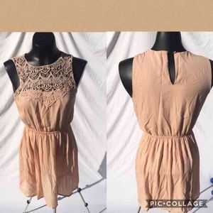 Tan summer dress