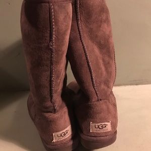 Chocolate brown mid calf ugg boots