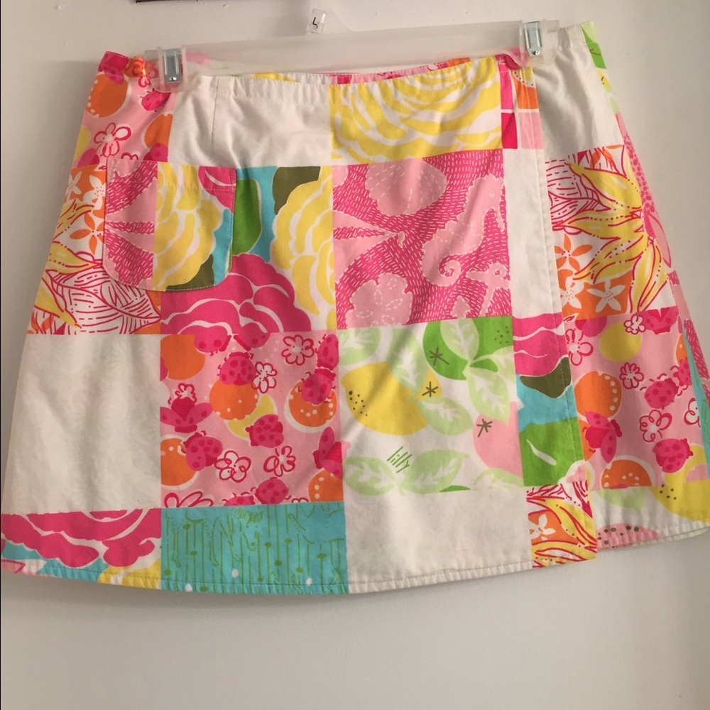 Lilly Pulitzer Wrap Reversible Skirt