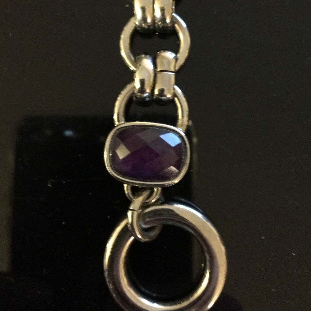 D/k white metal bracelet