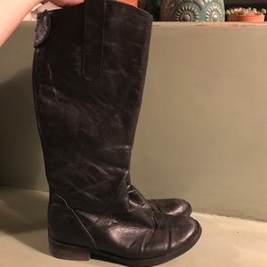 Mix mood black riding boots