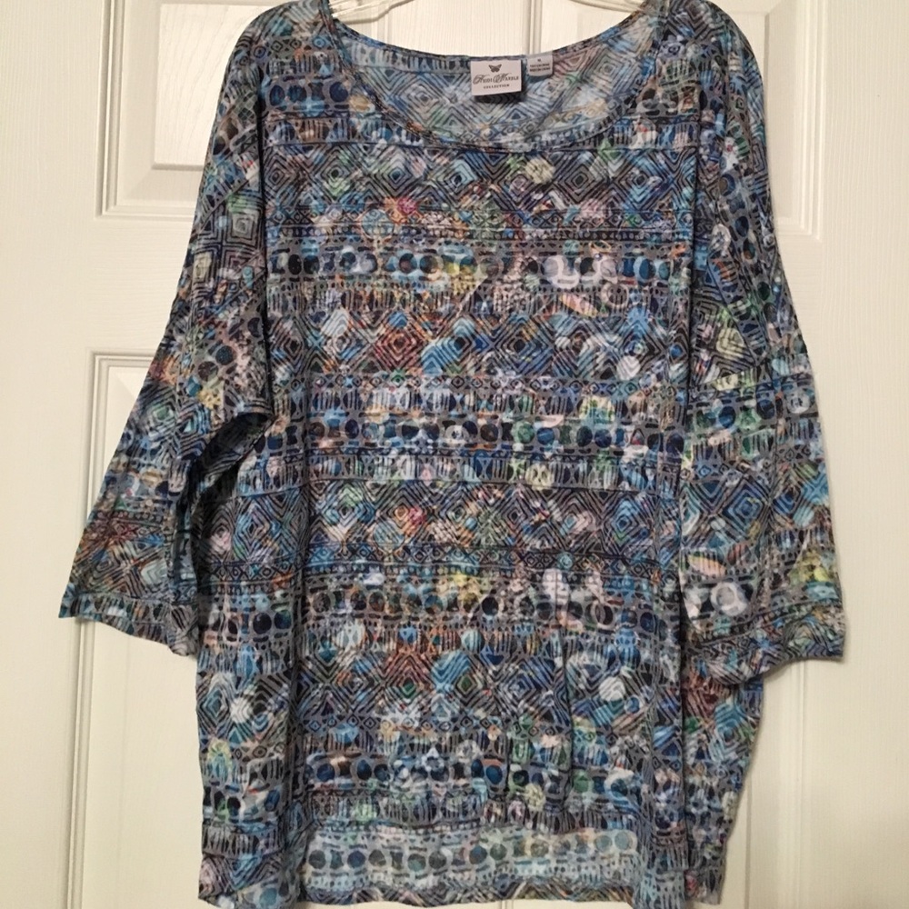 3/4 sleeve Women's XL top