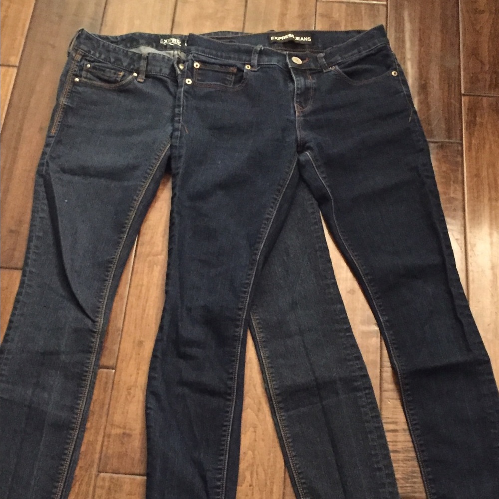 Sold 2 Pairs Express Jean Leggings