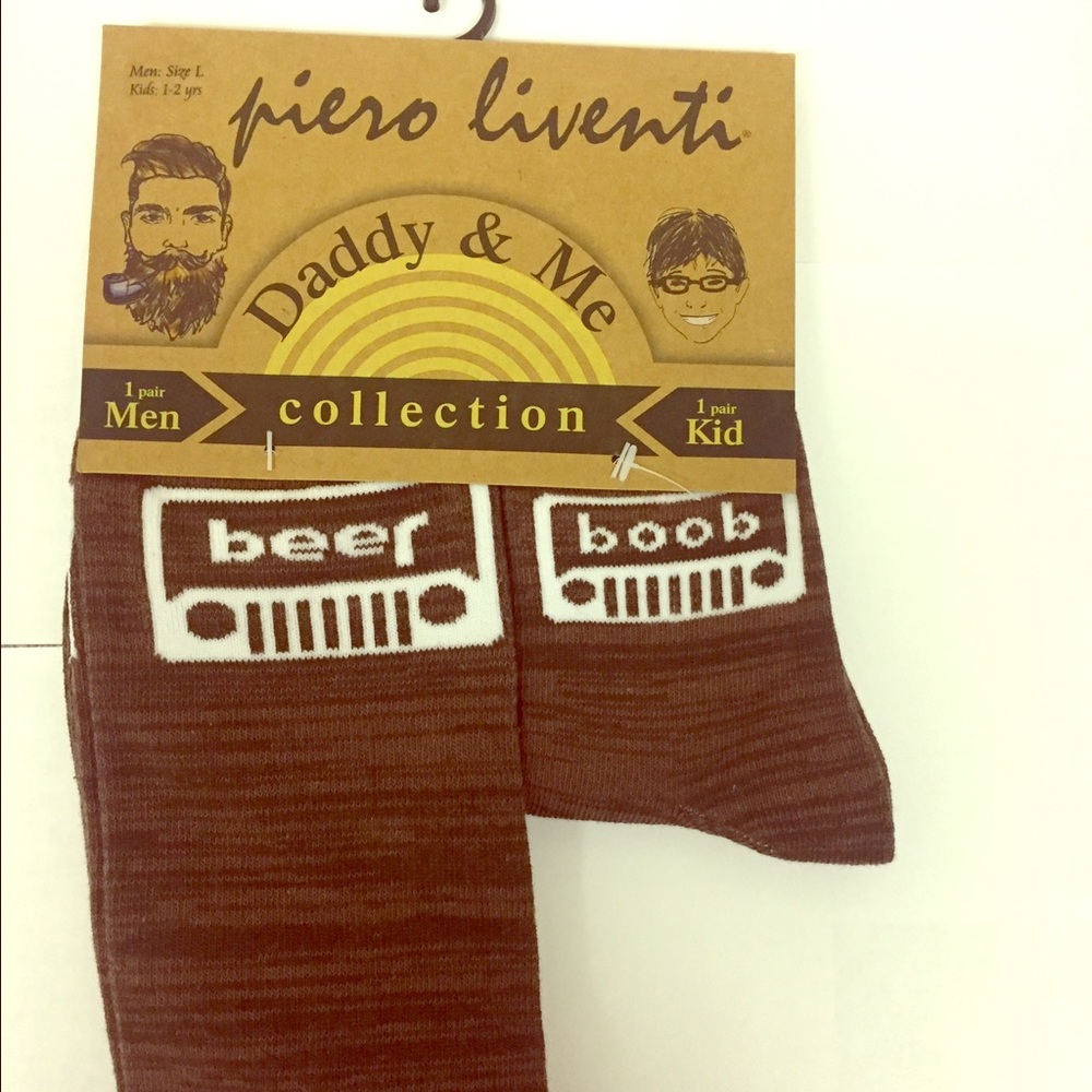 Brand new Socks, Daddy and Me matching socks