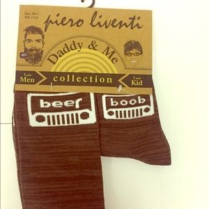 Brand new Socks, Daddy and Me matching socks