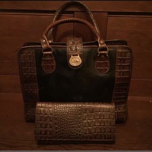 Vintage Brahmin purse AND wallet