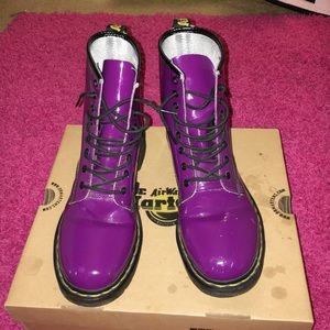 Purple Dr. Martens
