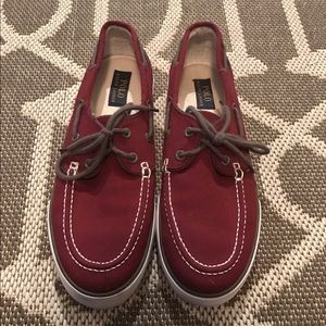 Red Polo Ralph Lauren men's shoes
