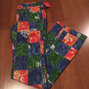 NWT Loudmouth Golf Pants Hawaiian Floral Print