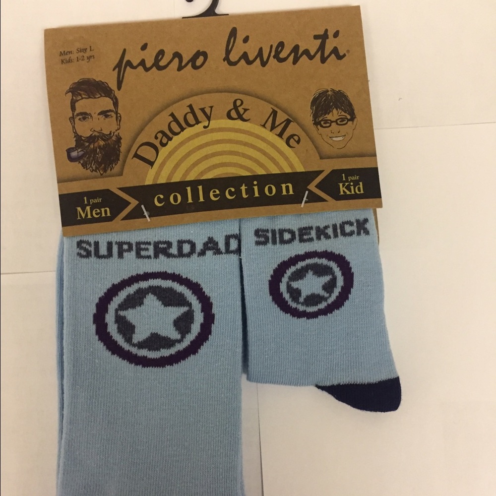 Brand new socks, Daddy and Me matching socks