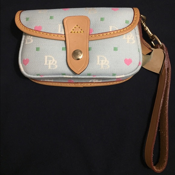 Dooney & Bourke Handbags - Dooney & Bourke mini signature flap wristlet