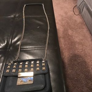 Michael Kors studied crossbody bag in navy