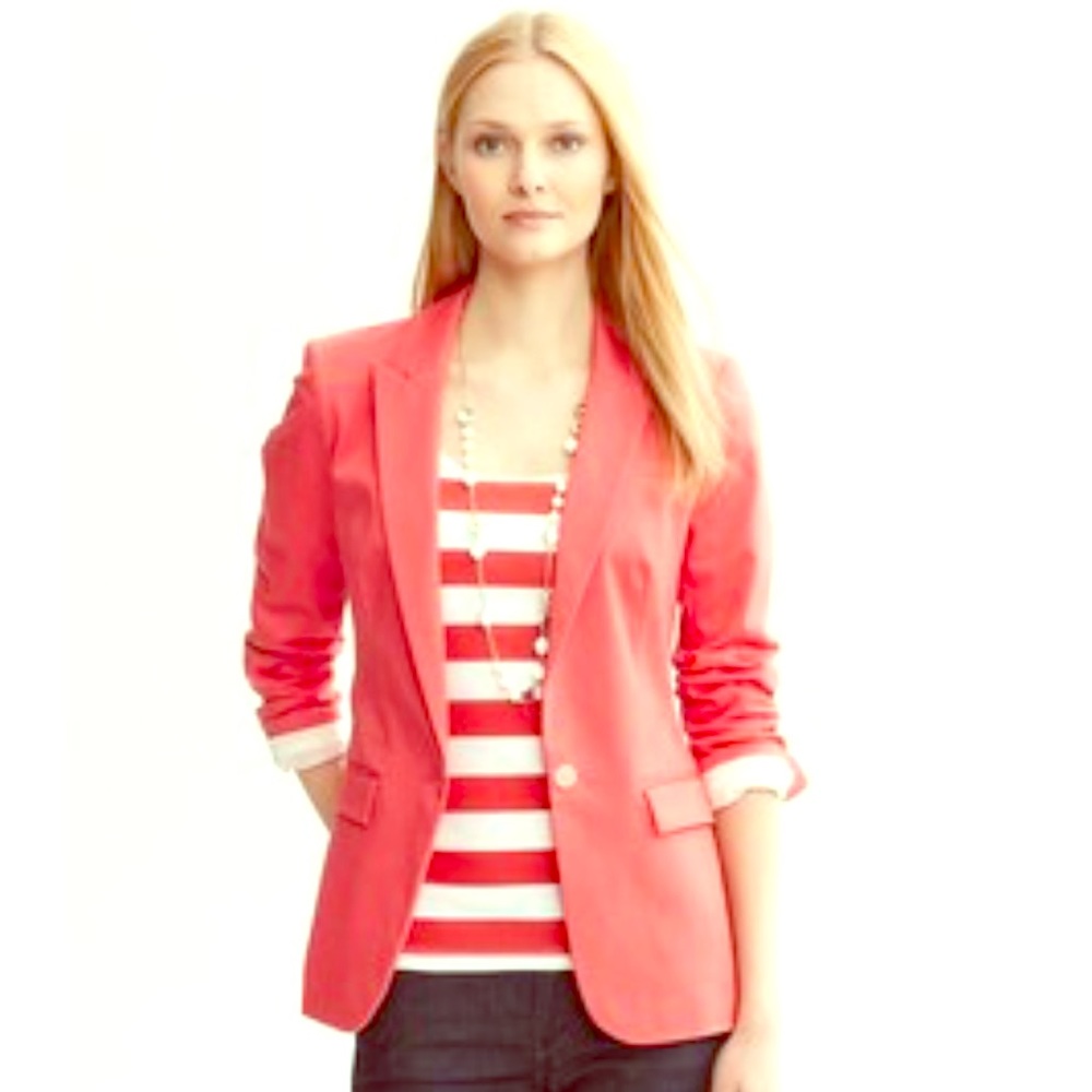 Banana republic coral blazer never worn!