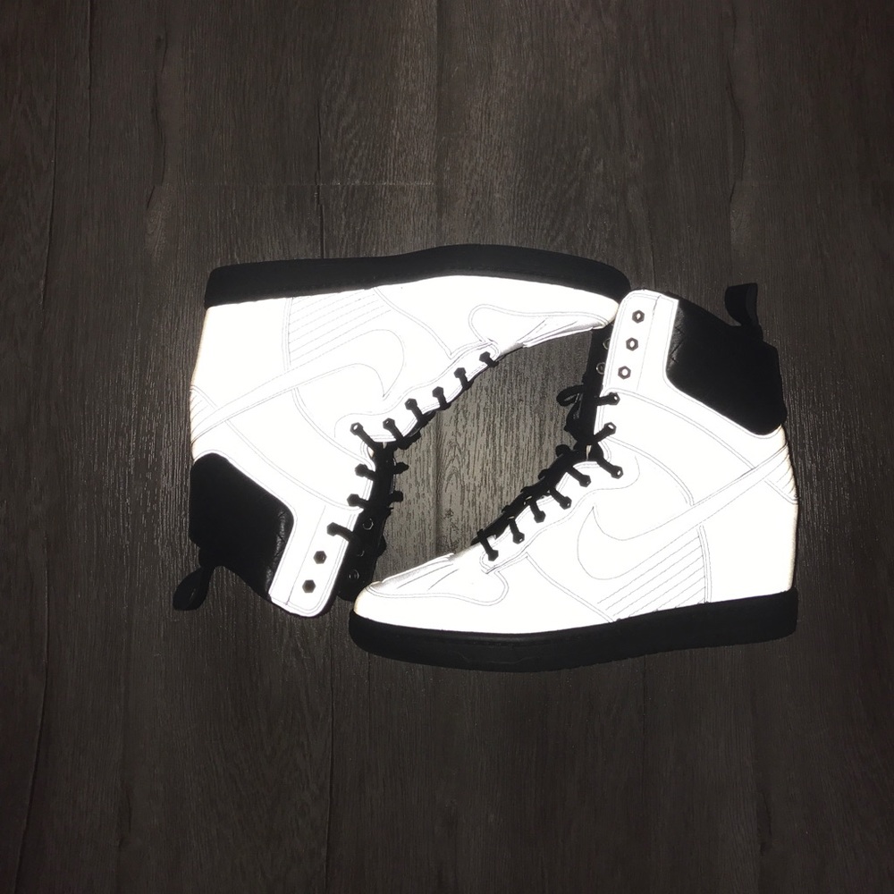 RARE Nike Dunk Sky Hi Premium Reflective Wedge
