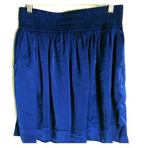 Banana Republic Blue Silk Skirt
