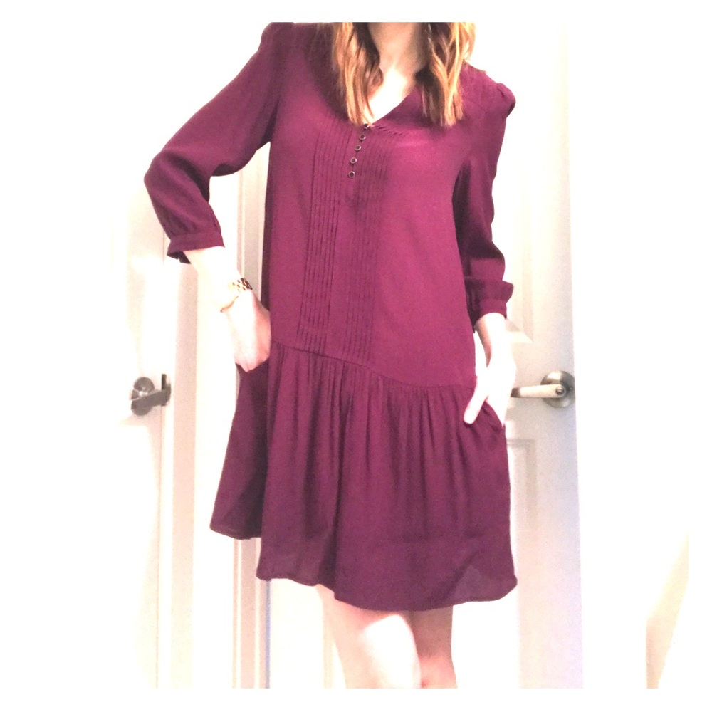 Anthro drop waist Maeve dress