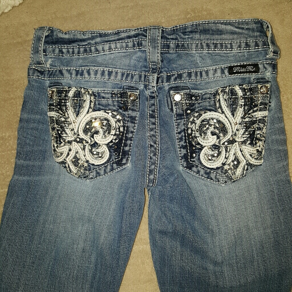 Miss me jeans. ! Ripped.