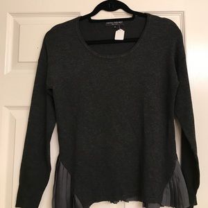 BNWT Central Park West Mixed Media Sweater